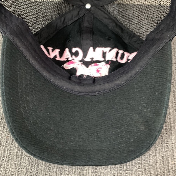 Punta Cana Republica Dominicana Trucker hat Womens OSFA Black Mesh Back Cap - Picture 10 of 12